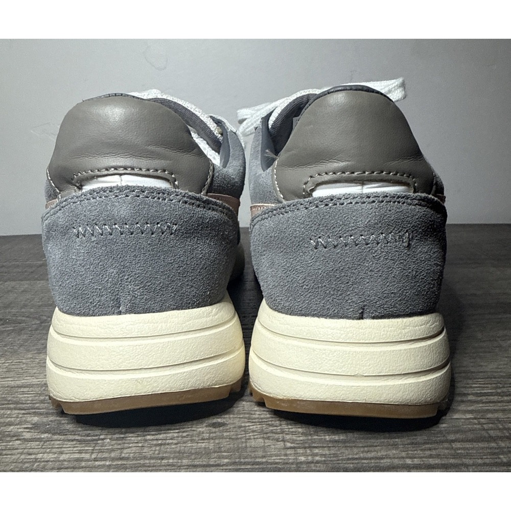 Gola Chicago CLB340 Womens 7 Gray White Pink Suede Retro Sneakers Gum Sole - Picture 5 of 8